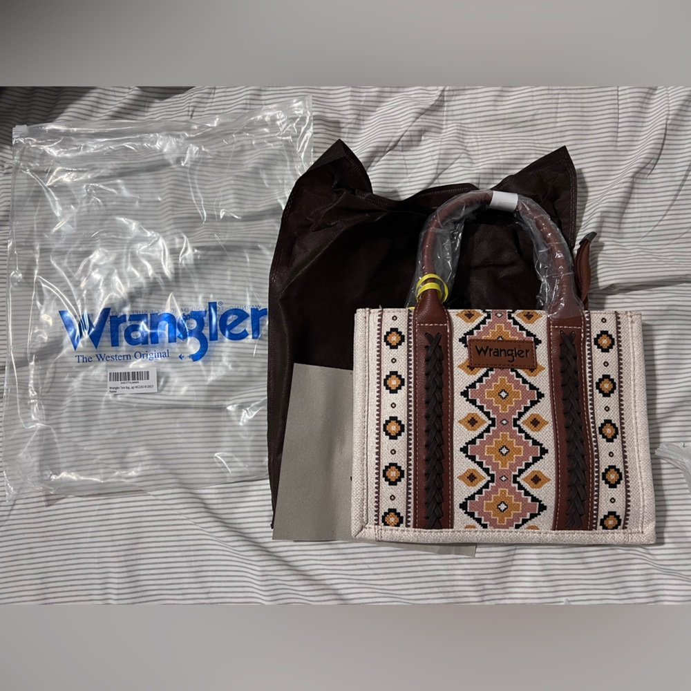 Wrangler Patterned Tote- NWT
